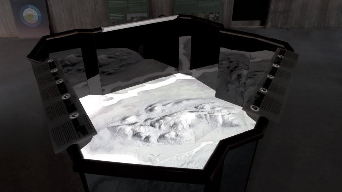 Stefan Helling Artcom Living Cartography Interactive Map Vatnajoekull Snow